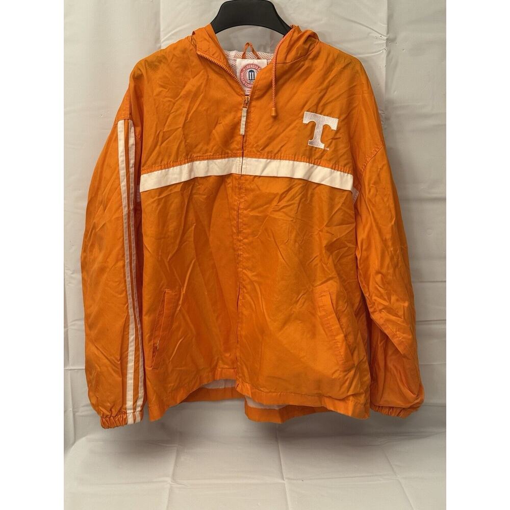 Vintage Tennessee Volunteers Jacket Men's Oversized XL ORANGE Essex Windbreaker